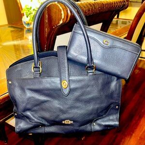 Authentic Coach Handbag and Wallet